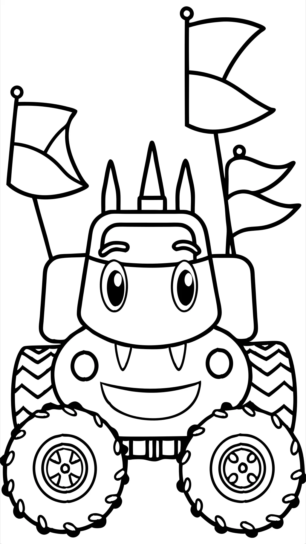 blaze and the monster machine coloring page